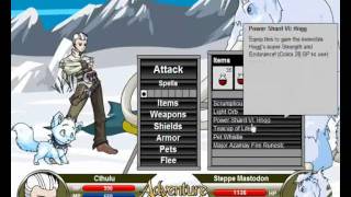 AQ - Cthulu having fun with straight jacket! high hits - kel al relish - funny :3