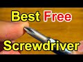 Best Free Screwdriver Ever Harbor Freight Pittsburgh Review Bit Set 6 tools in 1 Nut &amp; Screw Driver