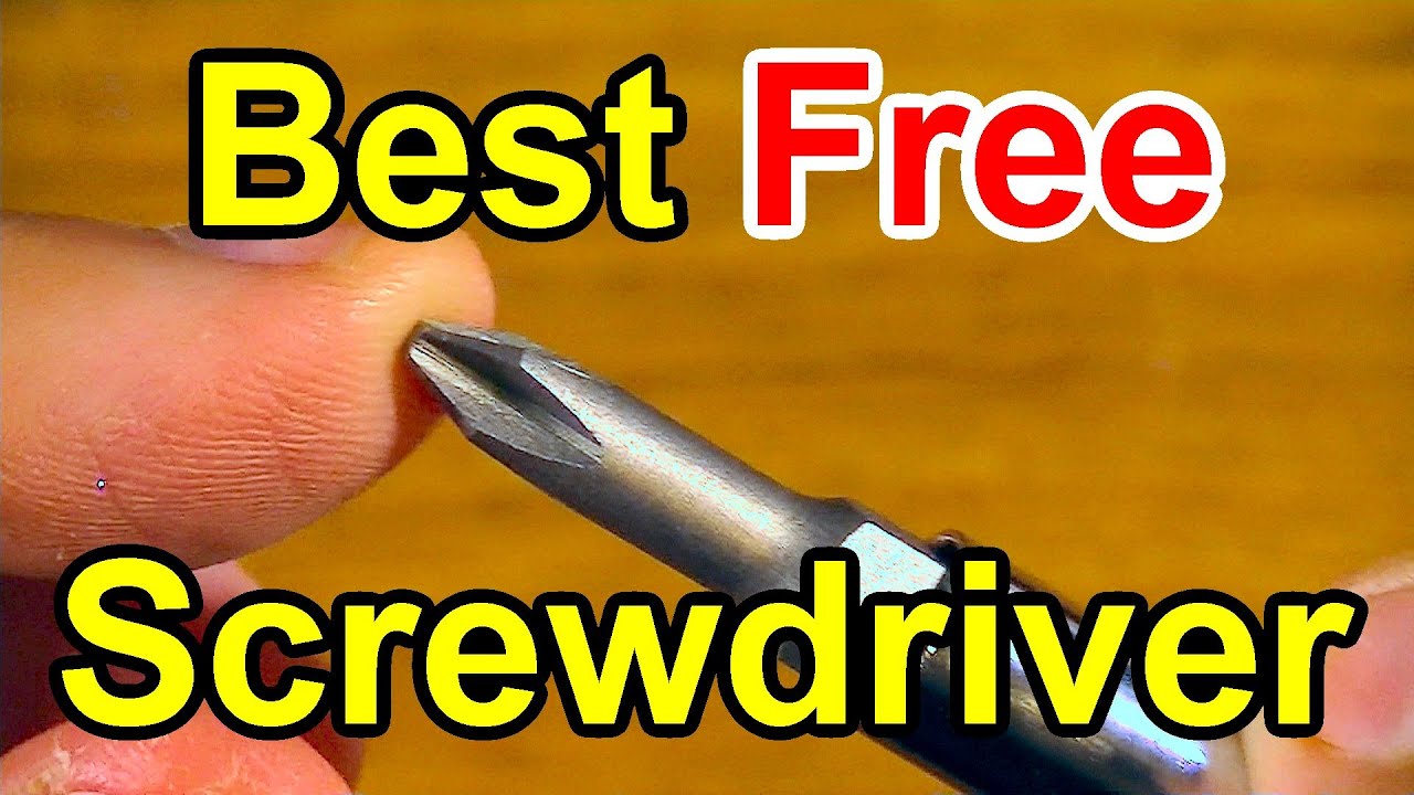 Best Free Screwdriver Ever Harbor Freight Pittsburgh Review Bit Set 6