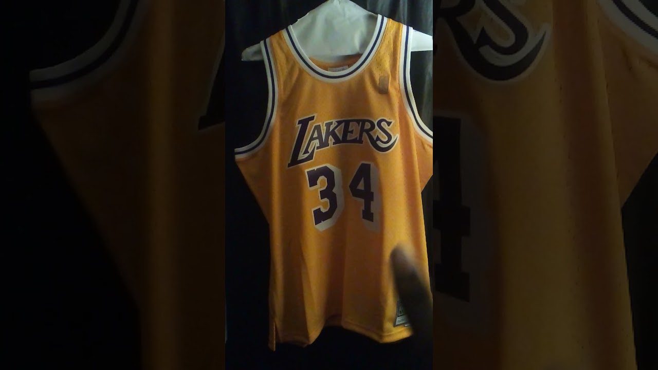 Kevin Garnett Timberwolves Adidas & Shaquille O'Neal Lakers Mitchell & Ness 96-97 Swingman Jerseys