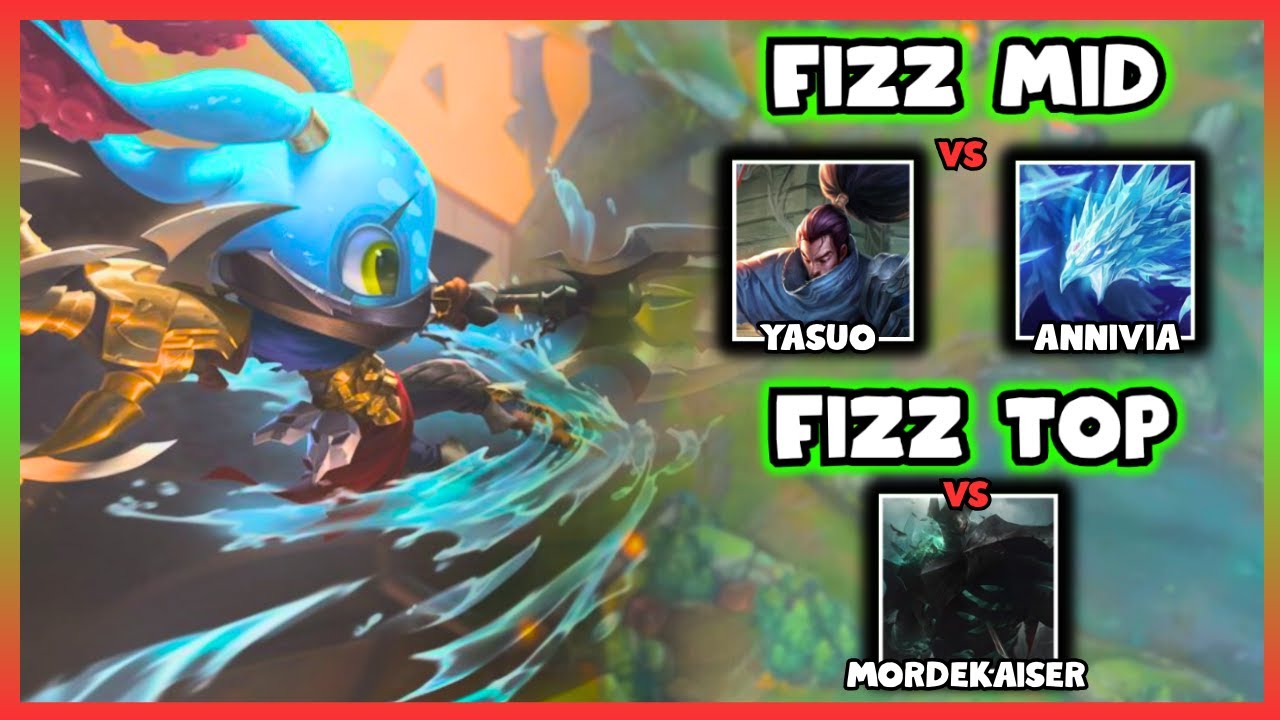 End Of Season Fizz Grind | Fizz Mid vs Yasuo, Annivia | Fizz Top vs Mordekaiser 15.23