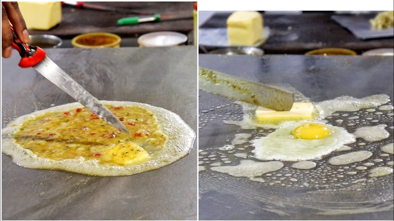 Extremely Butter Rich Egg Dishes At Raju Omlet | Egg Street Food | Indian Street Food | Street Food Fantasy