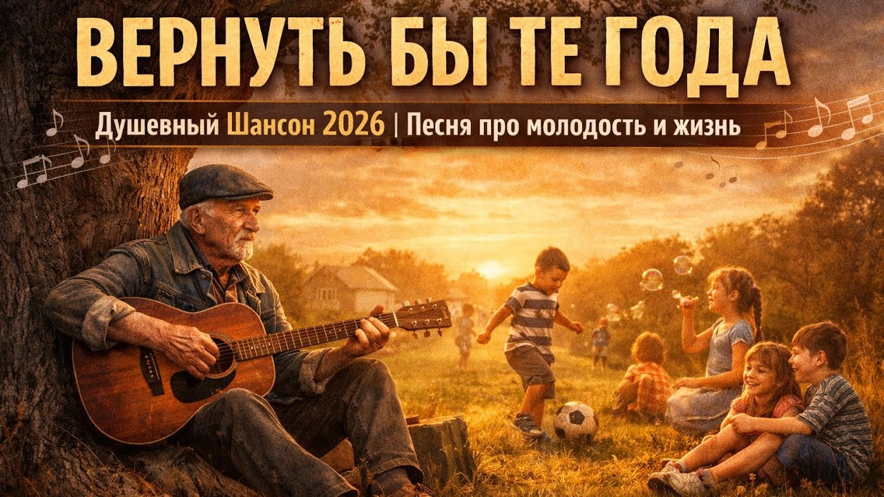 ВЕРНУТЬ БЫ ТЕ ГОДА — Песня, которая заставит вспомнить молодость #шансон2026#новаяпесня2026#chanson 