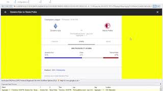Scraping UEFA champions league upcoming matches data using WebHarvy