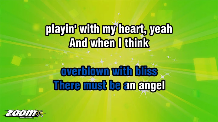 There Must Be an Angel (Playing with My Heart) Instrumental version - Instrumental performance video thumbnail