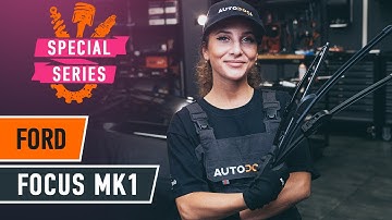 How to change wipers blades FORD FOCUS (DAW) [TUTORIAL AUTODOC]