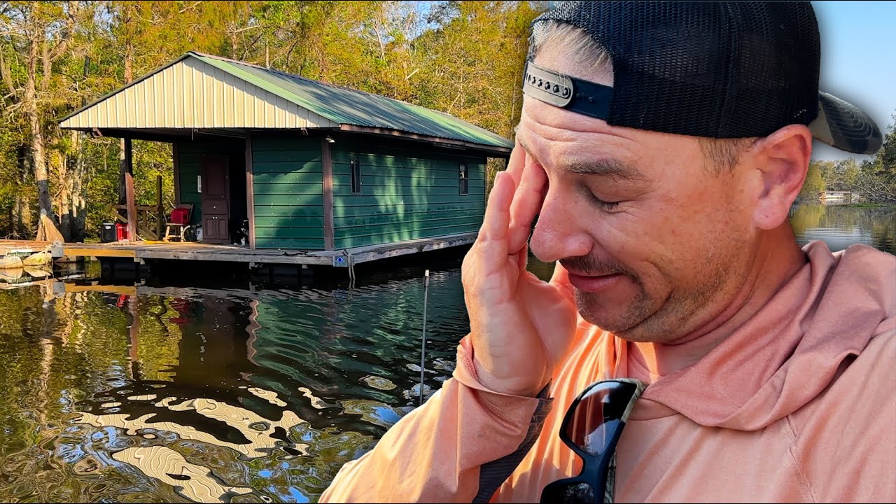 I got STRANDED overnight on an OFF GRID House Boat