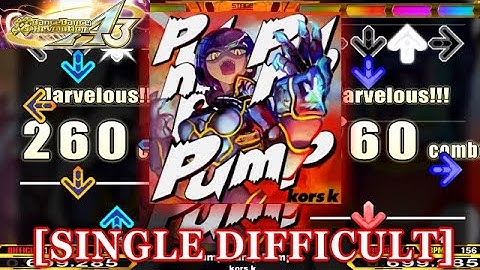 【DDR A3】 Pump Pump Pump [SINGLE DIFFICULT] 譜面確認＋クラップ