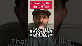 How to Pick the BEST High Yield Savings Account #shorts