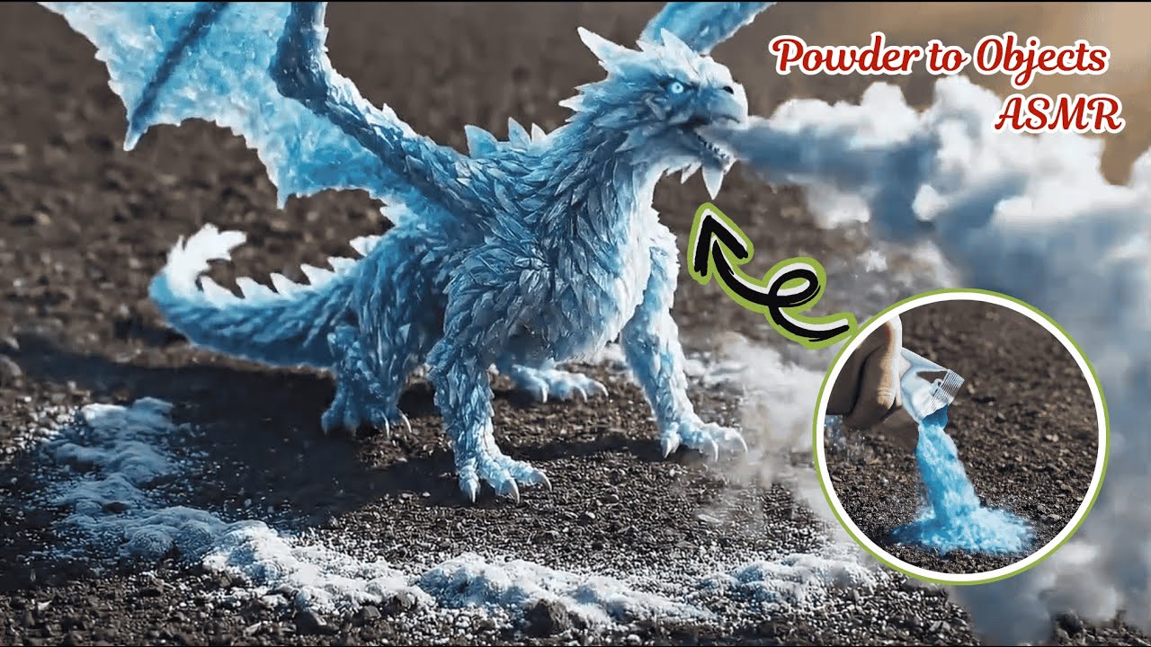 Magical Powder Transformations ✨ Hyper-Realistic Fantasy AI ASMR