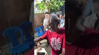 நடிகர் தனுஷ் கண்கலங்கிய படி இறுதி மரியாதை 💔🥹 #dhanush #bharathiraja #trending #tamilcinema #shorts
