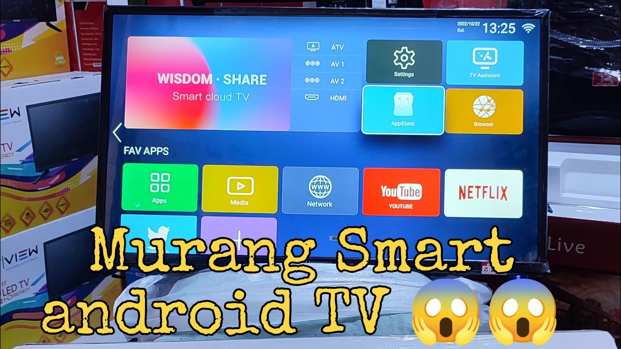 American live BRAND Murang Smart android TV