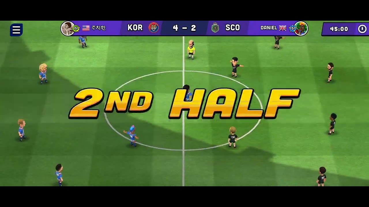 Mini football game-753 : 1026(All Legend players)