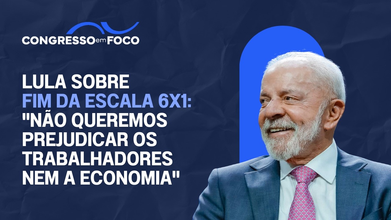 Lula sobre fim da escala 6x1: "Não queremos prejudicar os trabalhadores nem a economia" Lula sobre fim da escala 6x1: "Não queremos prejudicar os trabalhadores nem a economia"