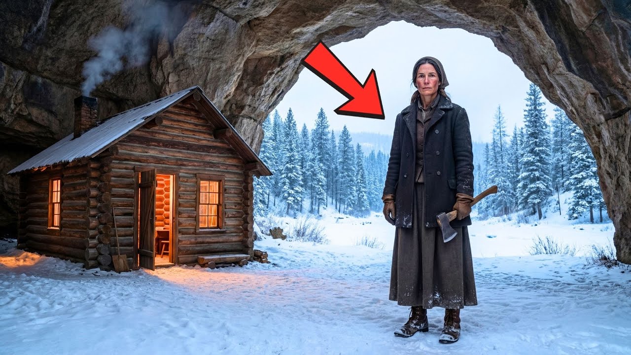 They Laughed When the Widow Built a Cozy Home in a Cave — Until the 5 Day Blizzard Came