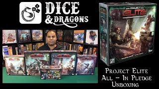 Dice and Dragons - Project Elite All In Pledge Unboxing screenshot 1
