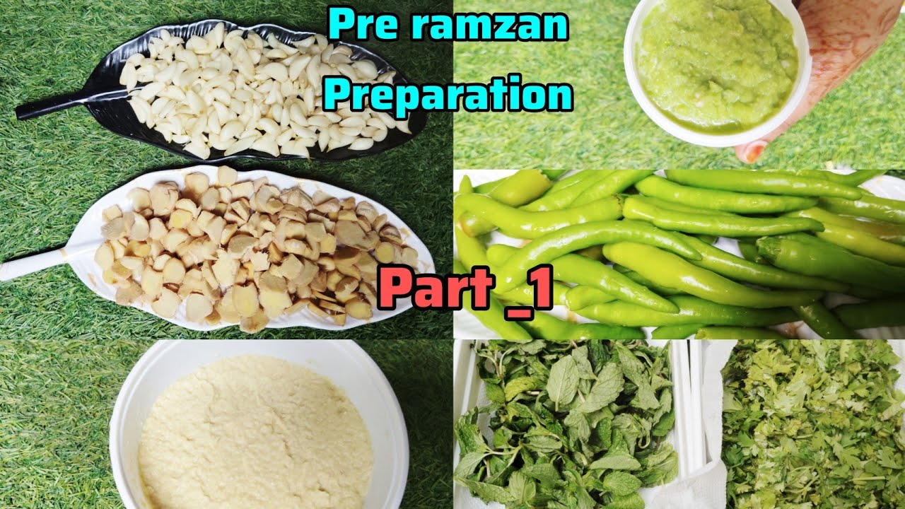 How To Store Ginger Garlic Paste+Green Chilli Paste etc.For A Long Time #viral 