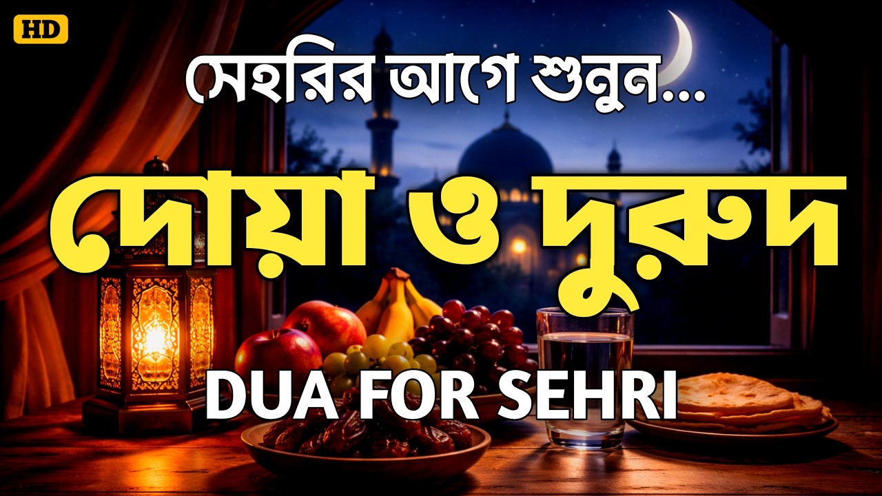 ( সেহরির আগে ও পরে শুনুন ) ক্ষমা প্রাপ্তির জন্য শুনুন।  DUA FOR RAMADAN 2026 BY ALAA AQEL