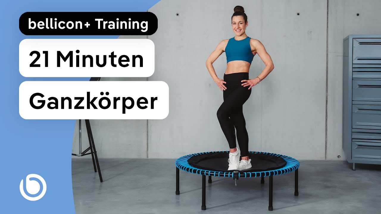 Schnelles Ganzkörpertraining auf dem bellicon: Dein Trampolin Workout mit Julia | bellicon+