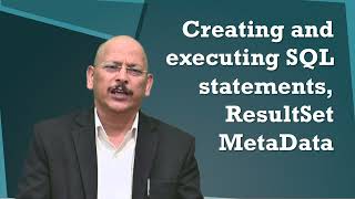 Creating and executing SQL statements, ResultSetMetaData Object #swayamprabha