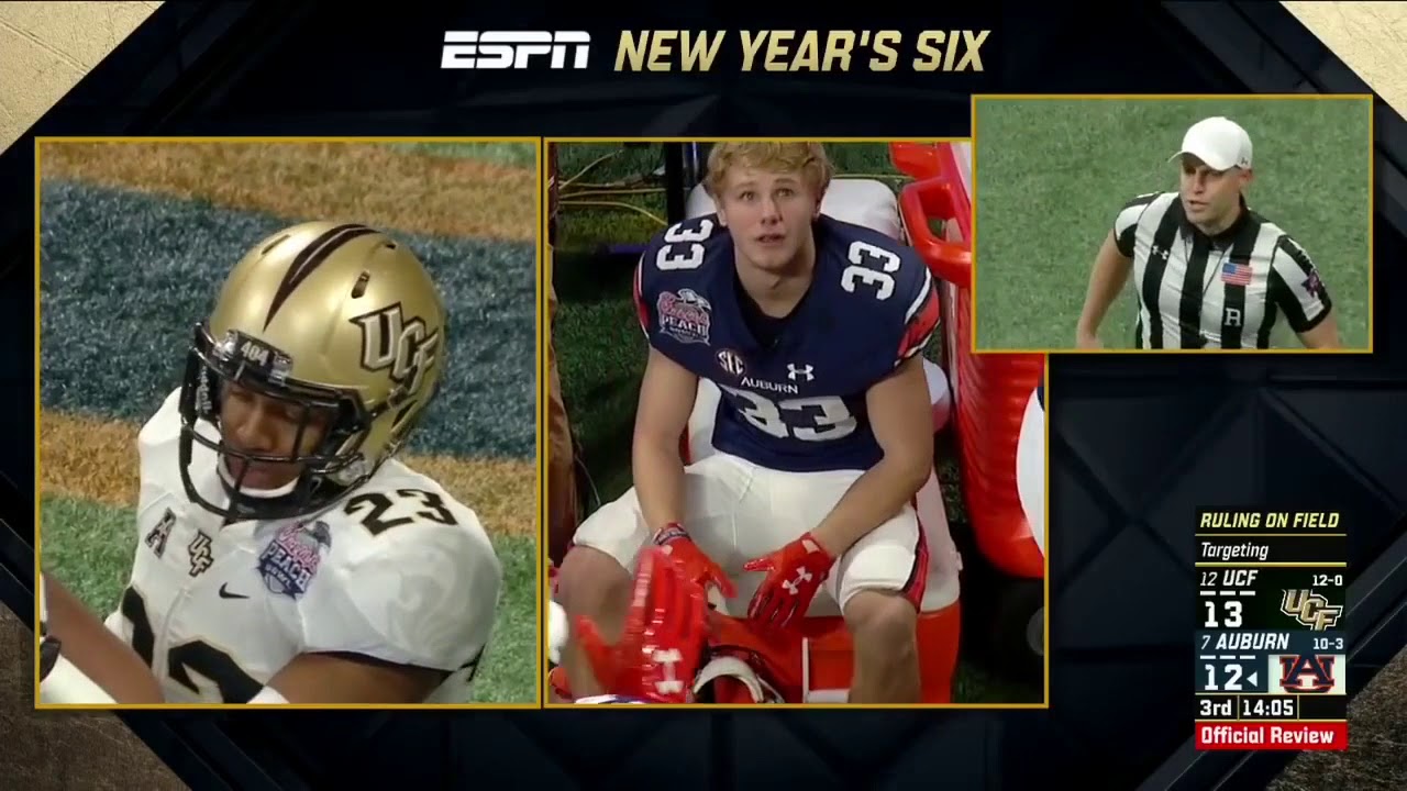 Auburn Offense vs UCF Defense 2018 Peach Bowl YouTube