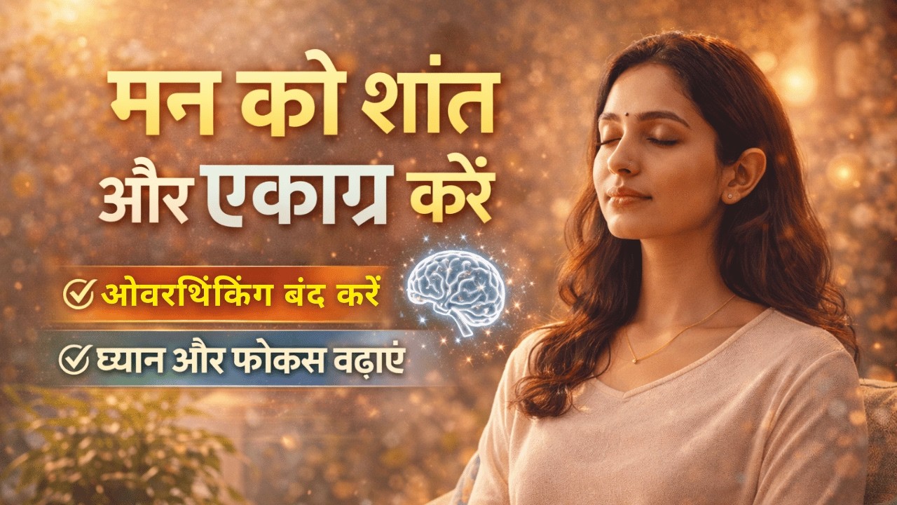 मन भटकता है? शांति और फोकस पाने के लिए सुनें | Powerful Mindfulness Affirmations