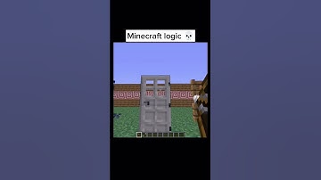 Minecraft logic Part 3 #shorts #minecraft