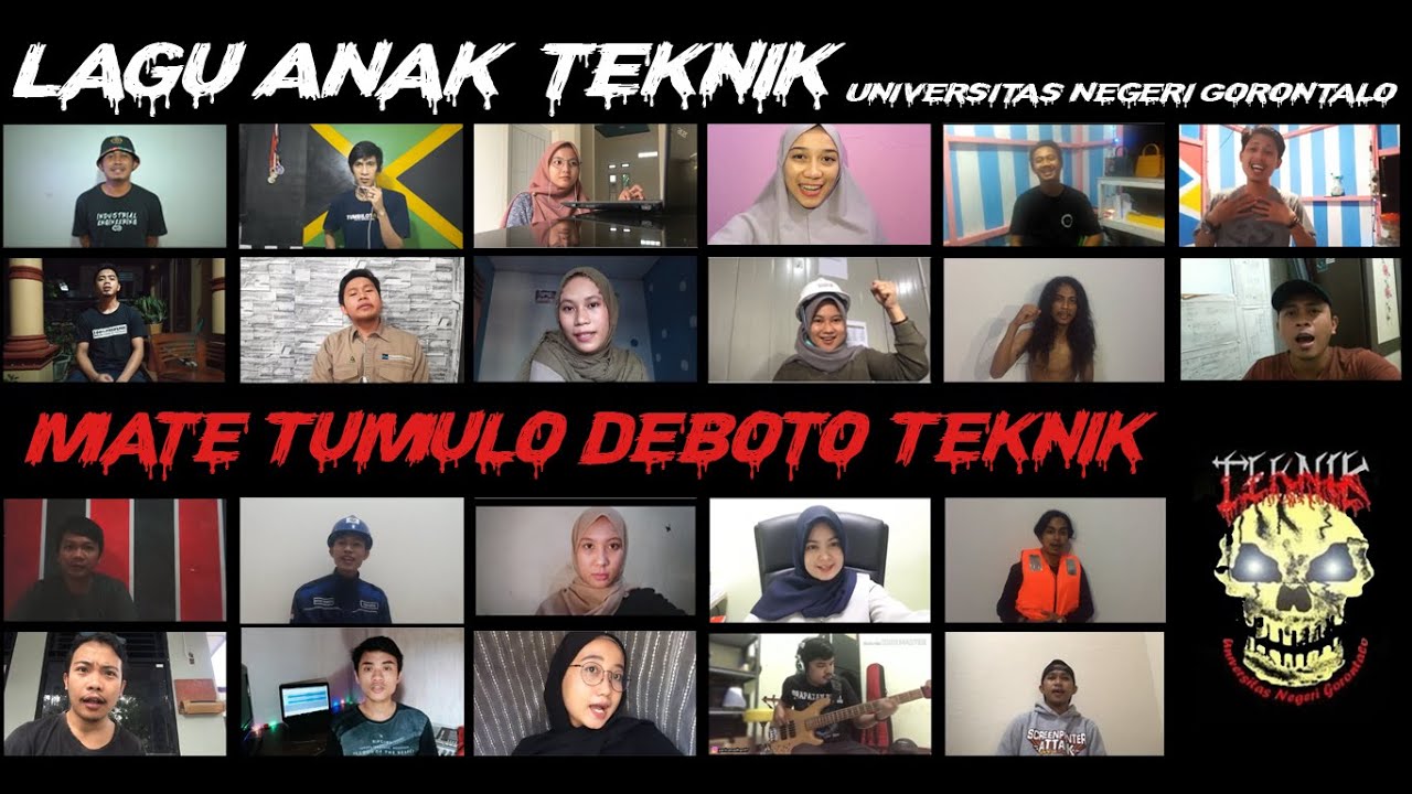 Lagu Anak Teknik | Mate Tumulo Deboto Teknik (Bahasa Gorontalo) | FT-UNG