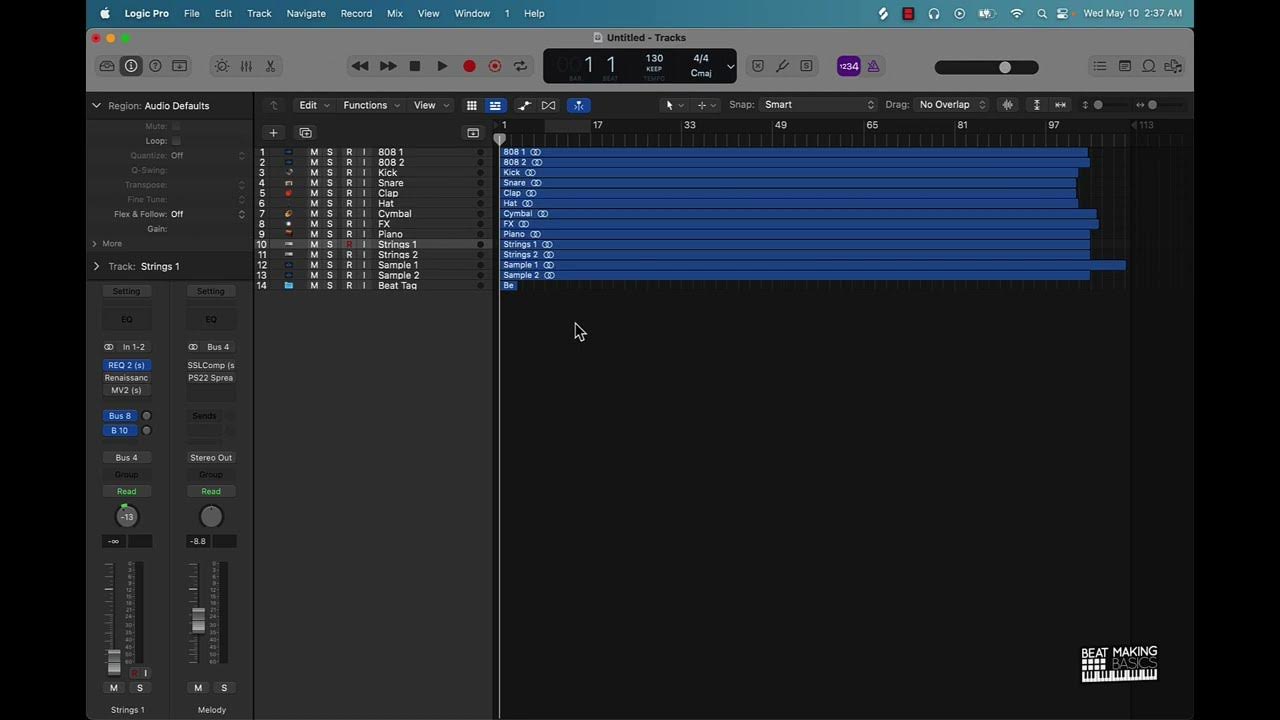 How To Instantly Delete Unused Tracks In Logic Pro X YouTube