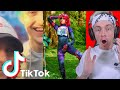 reacting to fortnite tik toks and trying not to laugh... (impossible)