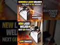 Handheld Laser Welder 😳 | Thin Sheet No Rod Welding | India #shorts