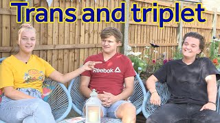 Trans & triplet: 'One of the lucky ones' | BBC Newsbeat by BBC Newsbeat 1,840 views 4 years ago 3 minutes, 51 seconds