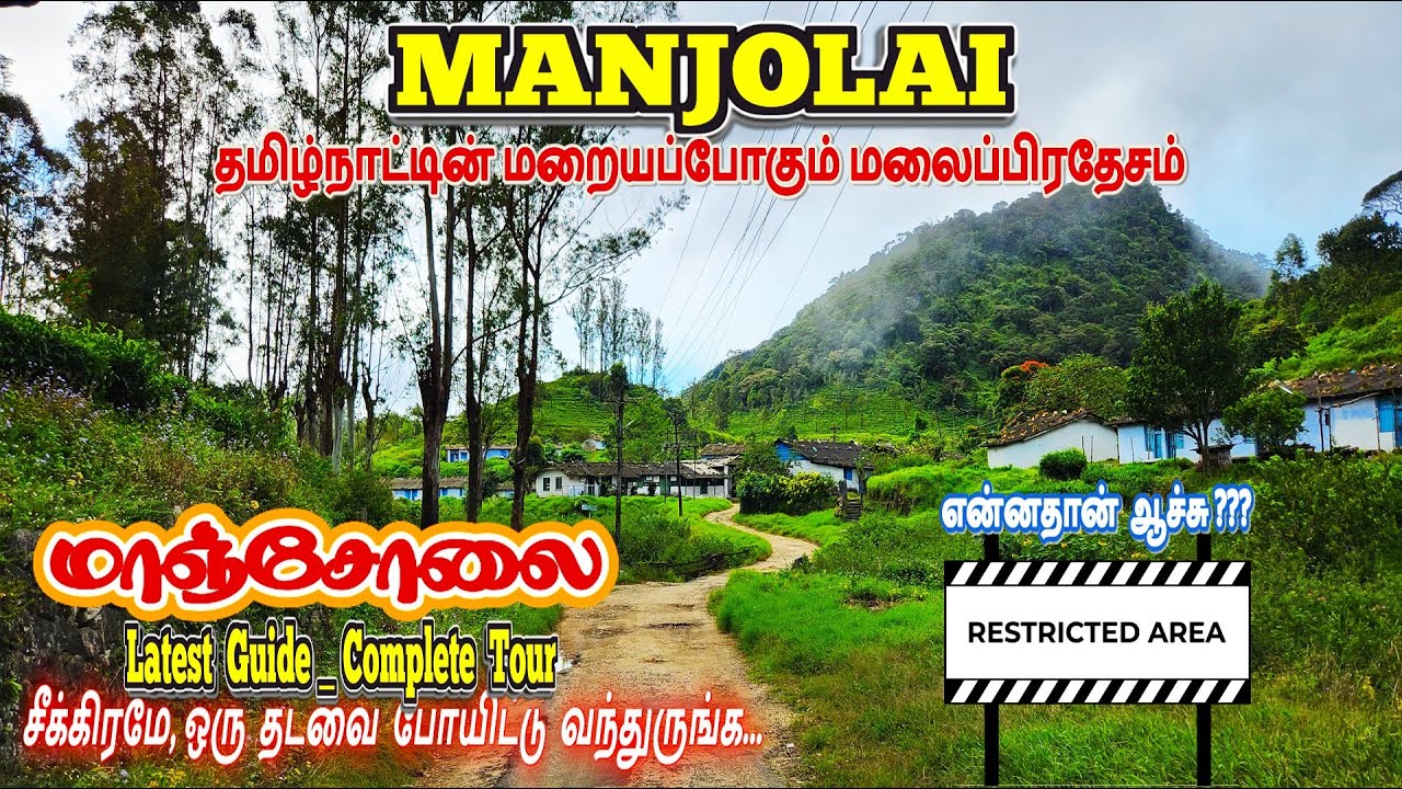 MANJOLAI -THE ONE LAST CAPTURE மாஞ்சோலை_அத்தனை அழகையும்  இழந்துள்ளது🔴கட்டுபாடுகளுடன் வனத்துறை