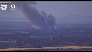 100-acre Flat Fire burns west of Culver