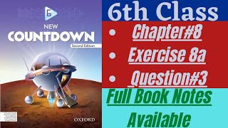 Oxford Math solution's 6th class chapter#8 exercise 8#a question #3