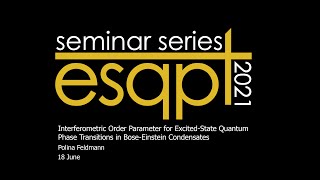 Interferometric Order Parameter for ESQPTs in BECs