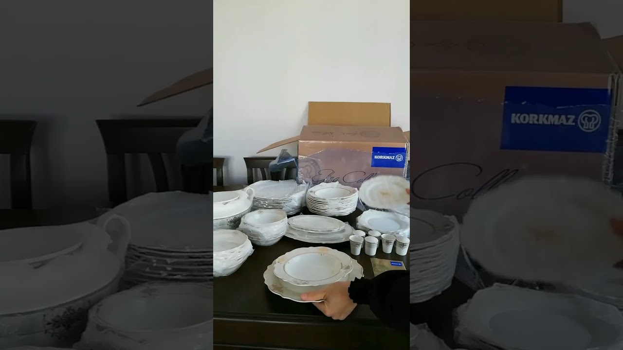 Korkmaz Yemek Takımı Kutu Açılımı