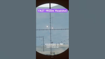 Battlefield 4 | Lightning fast target acquisition (on controller) (1900m) #battlefield #sniping