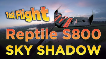 Test Flight of the Reptile S800 SKY SHADOW