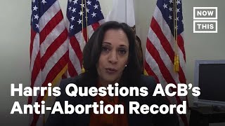 Sen. Harris Calls Out Judge Barrett’s Anti-Abortion Record | NowThis