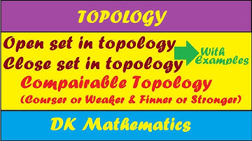 Open set in topology - Close set in topology - Urdu - Hindi