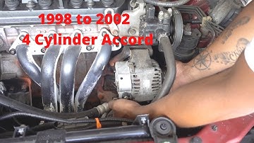 1998 to 2002 Accord 4 Cylinder || Alternator Replacement