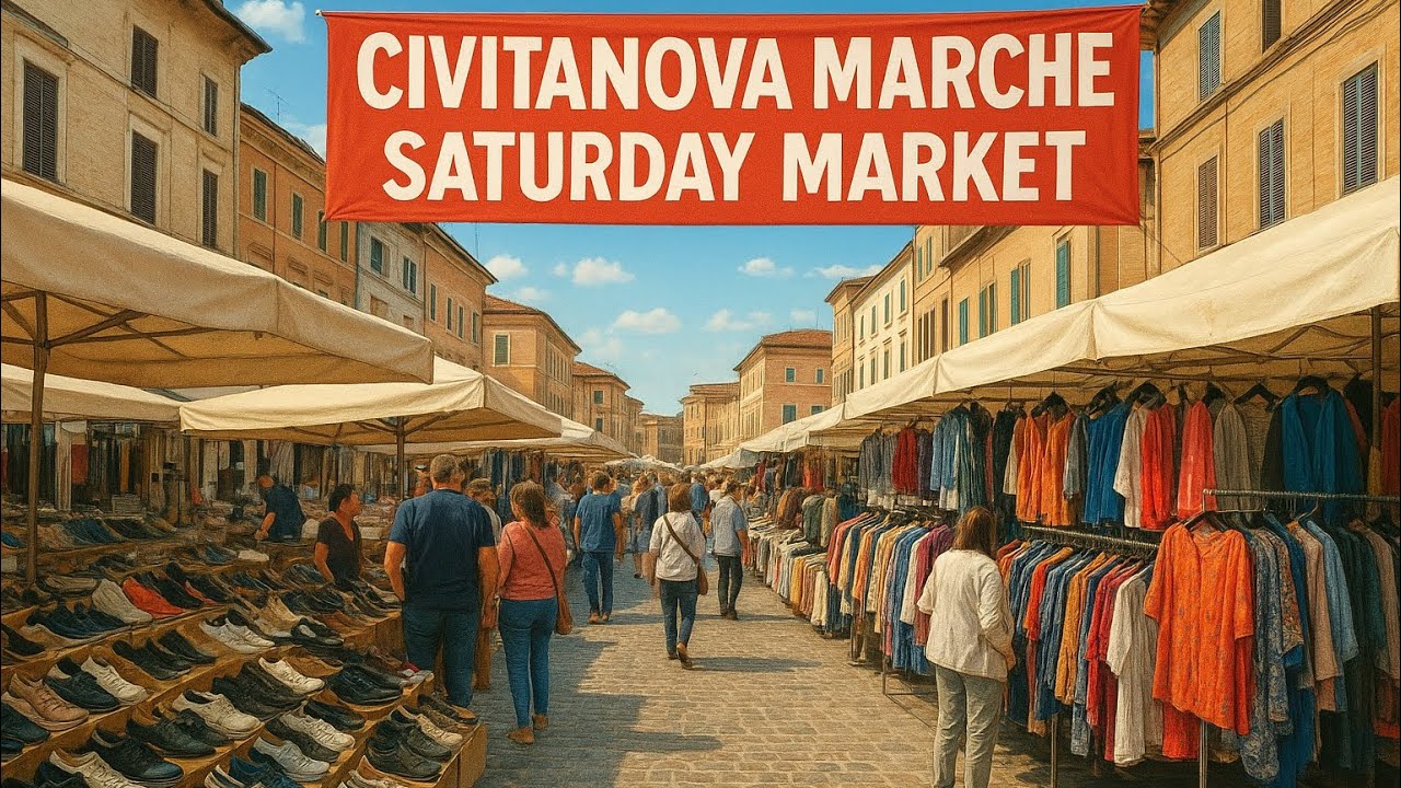 Exploring Civitanova Marche: Saturday Market Adventure!
