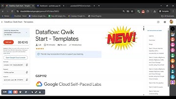 Dataflow: Qwik Start - Templates || #GSP192 || #2025 Solution