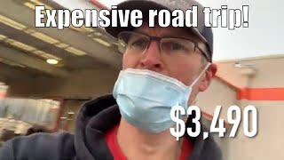 Picking up Tiny House materials in Klamath Falls, Oregon