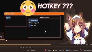 C# Imgui || Part 10: Custom Hotkey from keyboard press