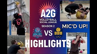 Crazy Micd Up Volleyball Game