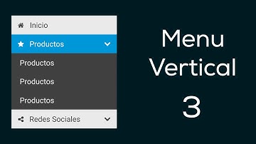 Como hacer un Menú Vertical estilo Acordeón con HTML, CSS y Jquery (Parte 3)