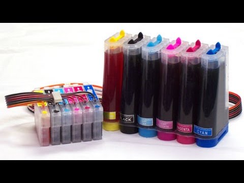 Установка СНПЧ в принтер MG5240/MG5140/MG6140/MG8140/IP4840/IX6540/MX884.