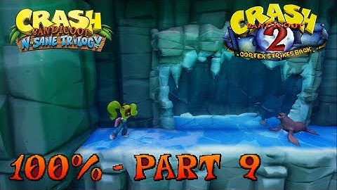 Crash Bandicoot 2 - N. Sane Trilogy - 100% Walkthrough, Part 9: Snow Go (Red Gem)